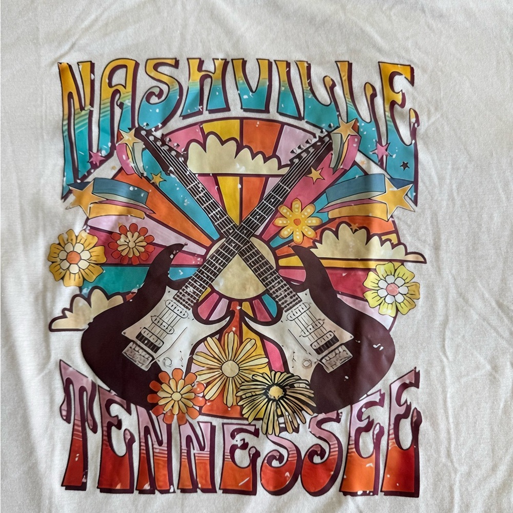 Nashville Tennessee Graphic T-Shirt Size S NWOT - Picture 3 of 5
